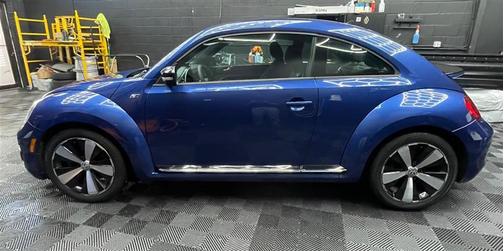 Blue 2014 Volkswagen Beetle 2.0T Turbo