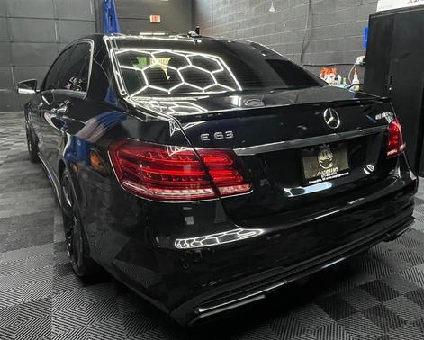Black 2014 Mercedes-Benz E-Class E 63 AMG S-Model 4MATIC