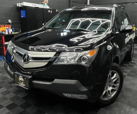 Black 2009 Acura MDX Technology