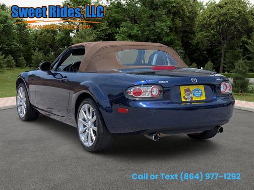 Blue 2008 Mazda MX-5 Miata