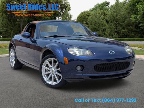 Blue 2008 Mazda MX-5 Miata