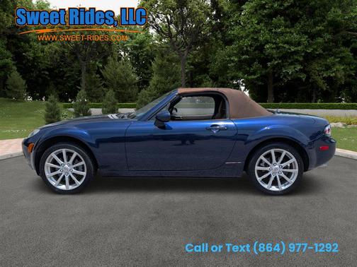 Blue 2008 Mazda MX-5 Miata