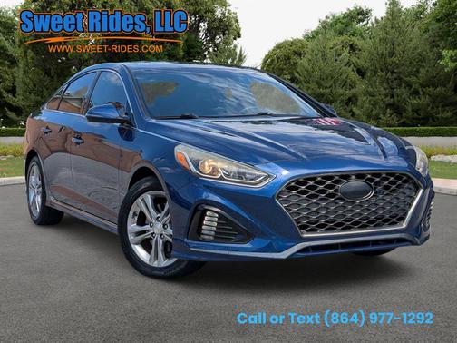 Blue 2018 Hyundai SONATA Sport