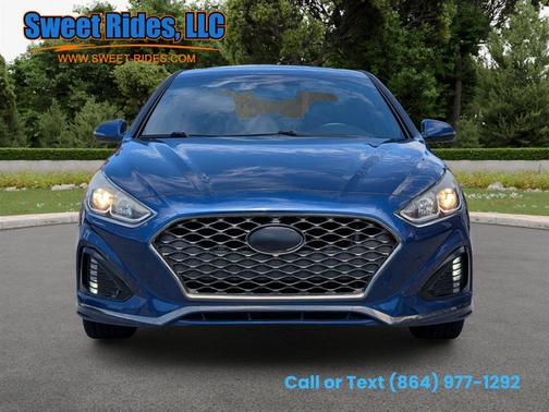 Blue 2018 Hyundai SONATA Sport