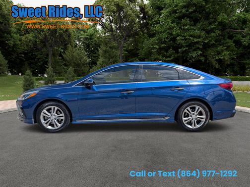 Blue 2018 Hyundai SONATA Sport