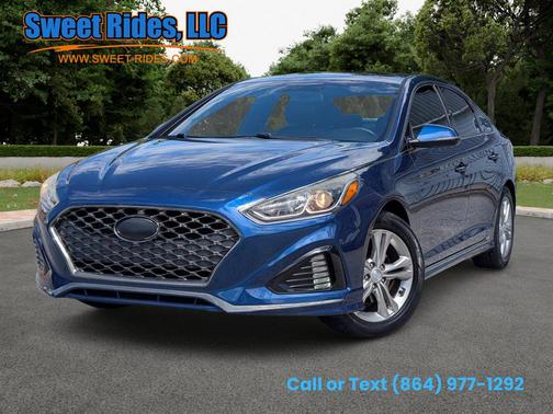 Blue 2018 Hyundai SONATA Sport