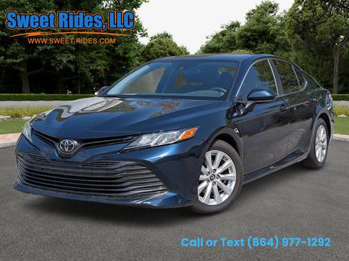 Blue 2019 Toyota Camry LE