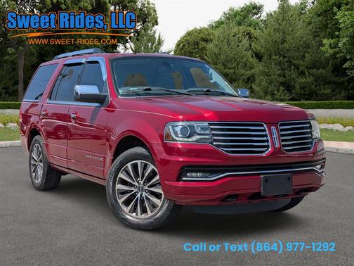 Red 2016 Lincoln Navigator Select