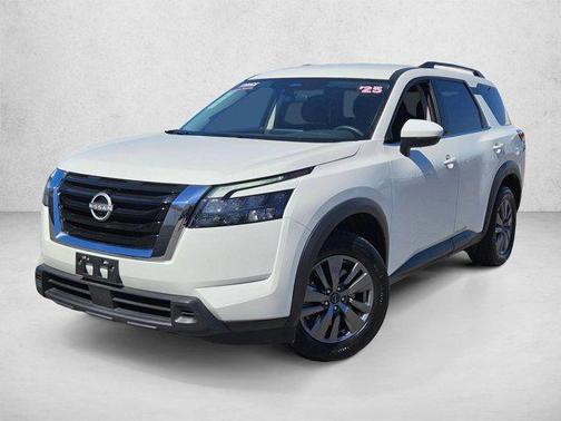 Glacier White 2025 Nissan Pathfinder SV FWD