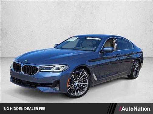 Arctic Race Blue Metallic 2023 BMW 530 i
