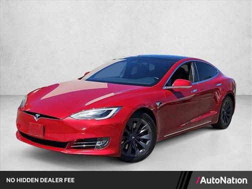 Red Multi-Coat 2017 Tesla Model S 100D