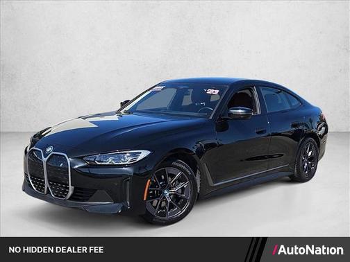 Black Sapphire Metallic 2023 BMW i4 Gran Coupe eDrive35