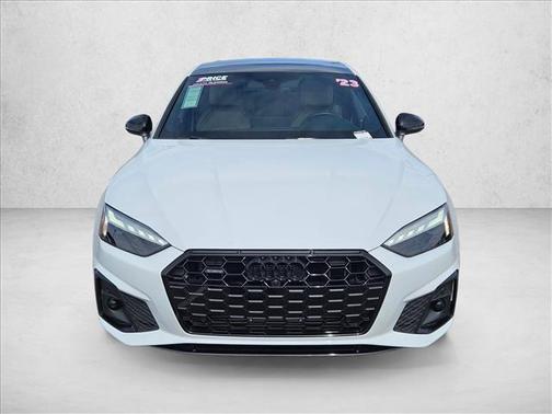 Glacier White Metallic 2023 Audi A5 Sportback 45 S Line Premium Plus