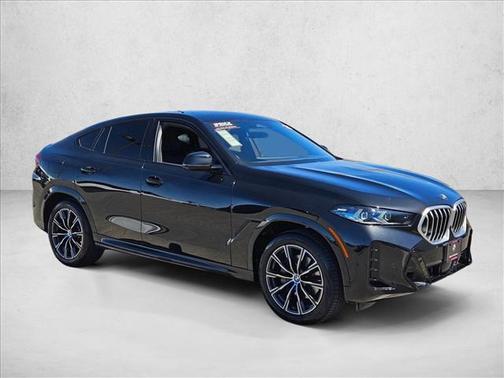Black 2025 BMW X6 xDrive40i