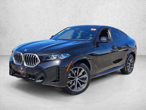 Black 2025 BMW X6 xDrive40i