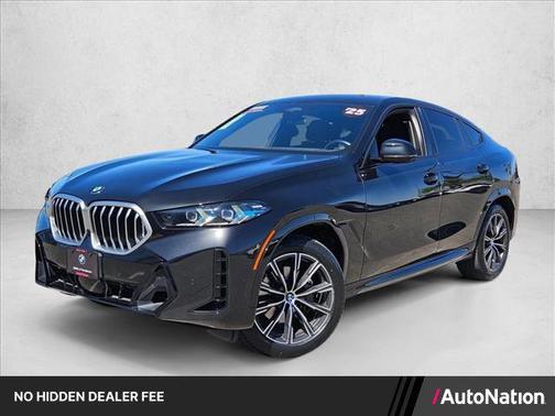 Black 2025 BMW X6 xDrive40i