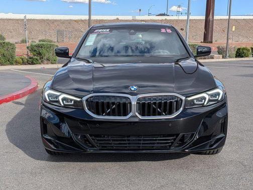 Jet Black 2025 BMW 330 330i