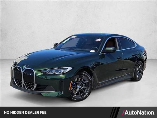 San Remo Green Metallic 2023 BMW i4 Gran Coupe eDrive40