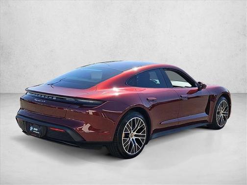 Cherry Metallic 2021 Porsche Taycan 4S