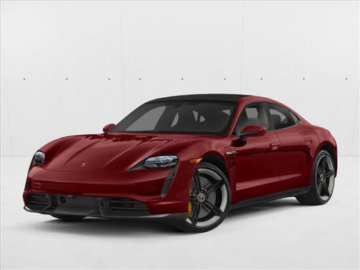 Cherry Metallic 2021 Porsche Taycan 4S
