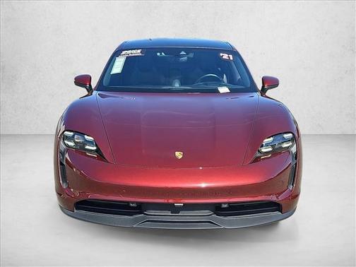 Cherry Metallic 2021 Porsche Taycan 4S