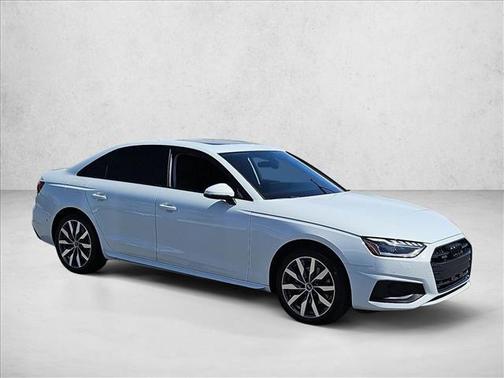 Glacier White Metallic 2022 Audi A4 40 Prestige