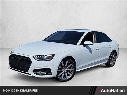Glacier White Metallic 2022 Audi A4 40 Prestige