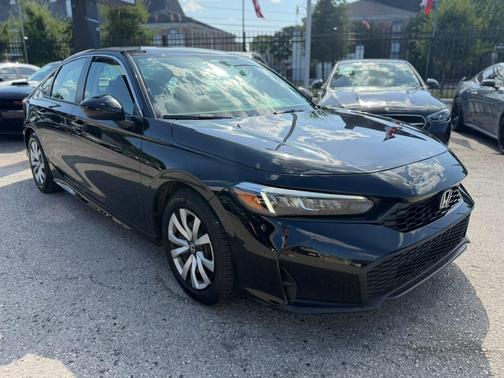 Black 2025 Honda Civic LX