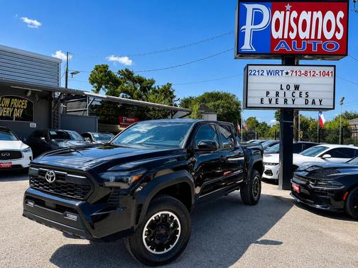 Black 2024 Toyota Tacoma TRD Sport