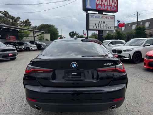 Black Sapphire Metallic 2024 BMW 430 Gran Coupe i