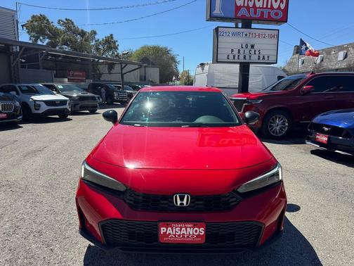 Rallye Red 2025 Honda Civic Sport