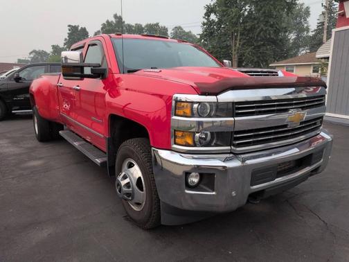 Red 2017 Chevrolet Silverado 3500 LTZ