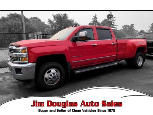 Red 2017 Chevrolet Silverado 3500 LTZ