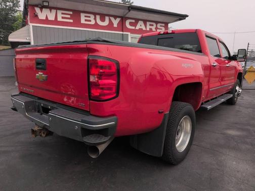 Red 2017 Chevrolet Silverado 3500 LTZ