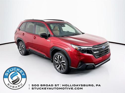 Crimson Red Pearl 2026 Subaru Forester Hybrid Touring