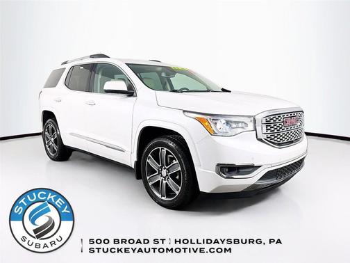 White Frost Tricoat 2019 GMC Acadia Denali