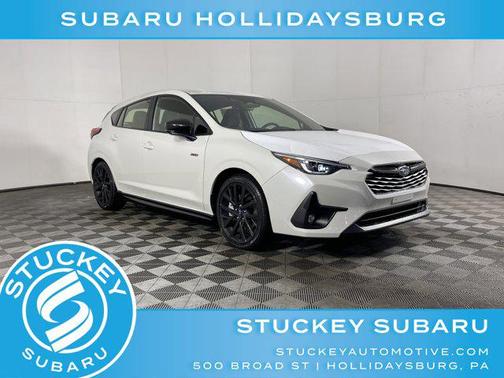 Crystal White Pearl 2026 Subaru Impreza RS Hatchback