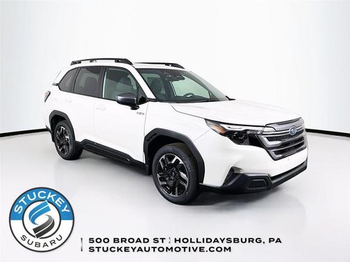 Crystal White Pearl 2026 Subaru Forester Hybrid Premium