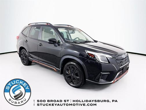 Crystal Black Silica 2023 Subaru Forester Sport