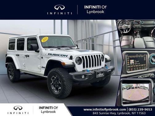 Bright White Clearcoat 2023 Jeep Wrangler 4xe Rubicon