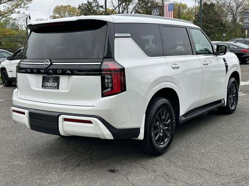 Aspen White Tricoat 2025 Nissan Armada SV 4WD