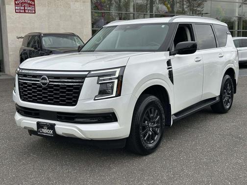 Aspen White Tricoat 2025 Nissan Armada SV 4WD