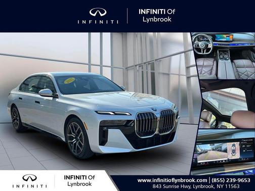 White Metallic 2025 BMW 740 xDrive