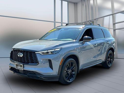 Harbor Gray 2025 INFINITI QX60 Luxe