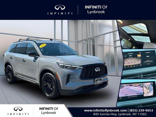 Harbor Gray 2025 INFINITI QX60 Luxe