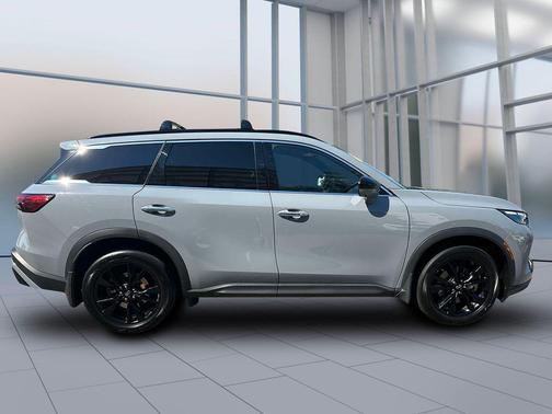 Harbor Gray 2025 INFINITI QX60 Luxe