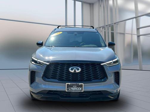 Harbor Gray 2025 INFINITI QX60 Luxe