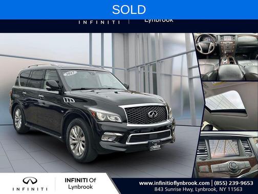 Black Obsidian 2017 INFINITI QX80 Base