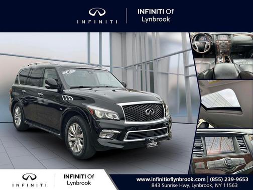 Black Obsidian 2017 INFINITI QX80 Base