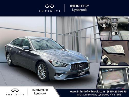 Graphite Shadow 2019 INFINITI Q50 3.0t LUXE
